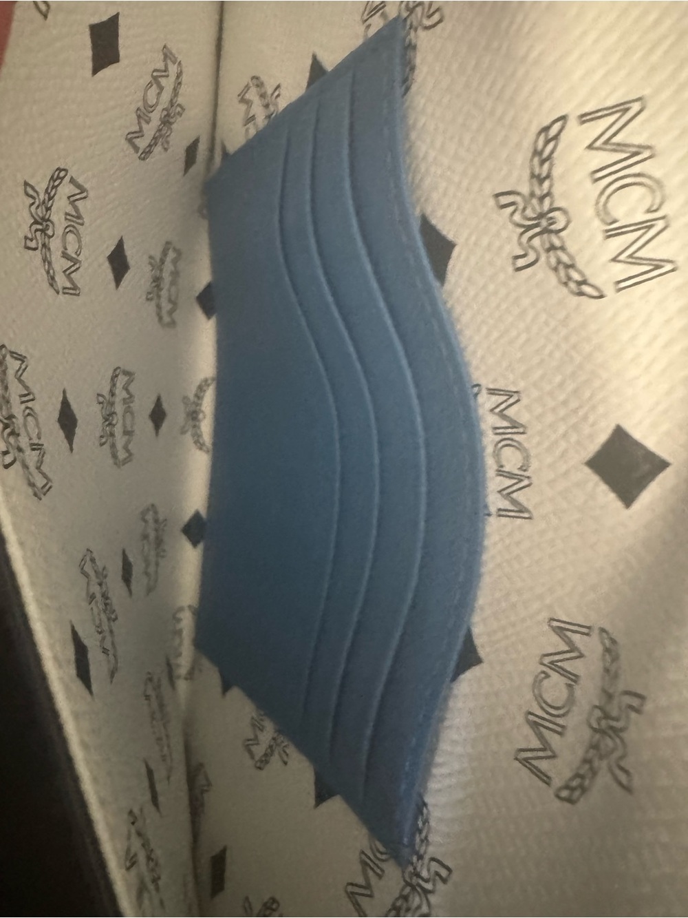MCM Blue Himmel Continental
Envelope Clutch  NEW - Picture 9 of 10